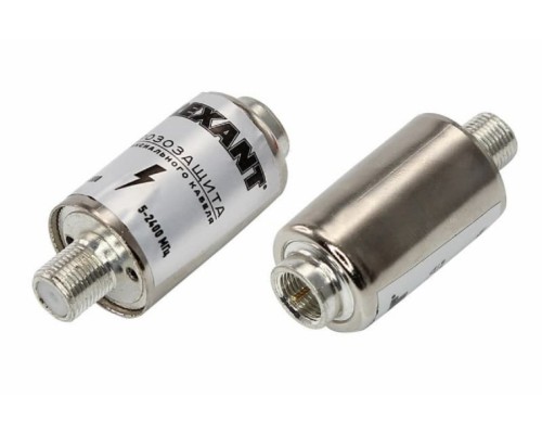 Грозозащита REXANT 05-4000-1 на F-разъем 5-2400 мгц Грозозащита REXANT 05-4000-1 на F-разъем 5-2400 мгц