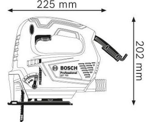 Электролобзик BOSCH GST 700 [06012A7020]