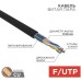 Кабель REXANT F/UTP, CAT 5e, PE 4x2x0,50мм, 24AWG внешний, черный [01-0146-R]