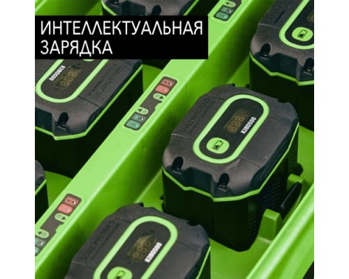 Зарядное устройство GREENWORKS 2 955 107 для 6 аккумуляторов [2955107]