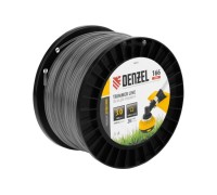 Леска триммерная Denzel EXTRA CORD двухкомпонентная звезда, 3,0 мм х 166 м. 96843
