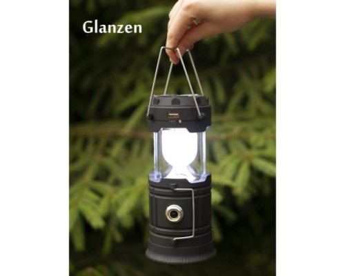 Фонарь кемпинговый GLANZEN CFL-0350-5803 светодиодный аккумуляторный USB