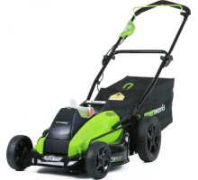 Газонокосилка аккумуляторная GREENWORKS GD40LM45 бесщеточная без АКБ и ЗУ (2500407) [2500407]