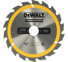 Пильный диск универсальный DeWALT 190х18тх30 мм Construction DT1943-QZ [DT1943-QZ]