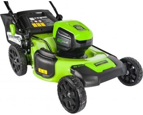 Газонокосилка аккумуляторная GREENWORKS GD60LM51HPK4 бесщеточная (2502707UB) [2502707UB]