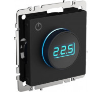 Термостат электронный IEK BRITE с индикацией ТС10-1-БрЧ чер BR-RT11-K02