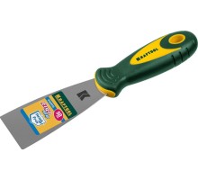Шпатель малярный с двухкомпонентной ручкой KRAFTOOL 10035-050 50 мм, полотно из нержавеющей стали