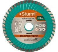 Алмазный диск универсальный Sturm 9020-04-150x22-TW turbo wave 150мм