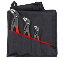 Набор переставныx клещей KNIPEX KN-001955S9 COBRA в сумке-скрутке, 3 предмета