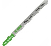 Пилки по дереву D.BOR 75/100*2,5 мм HCS / CLEAN CUT / R Wood (T101BR/3102) (5 шт.) D-105-100C1R-05
