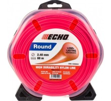 Леска триммерная ECHO 310095064/C6000024 round line 2,4мм* 88м (круглый)