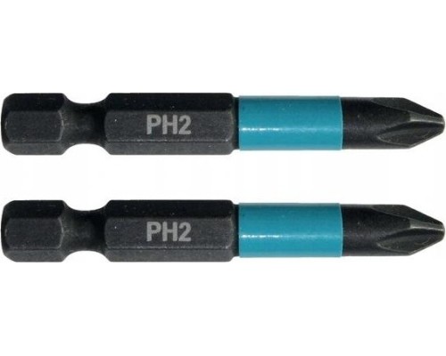 Бита для заворачивания MAKITA B-63725 Impact PH2, 50 мм, Е-form (MZ), 2 шт.