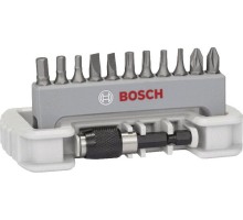 Набор бит BOSCH Extra Hard 12 шт PH/PZ/T/S/HEX + быстросменный держатель 2608522131