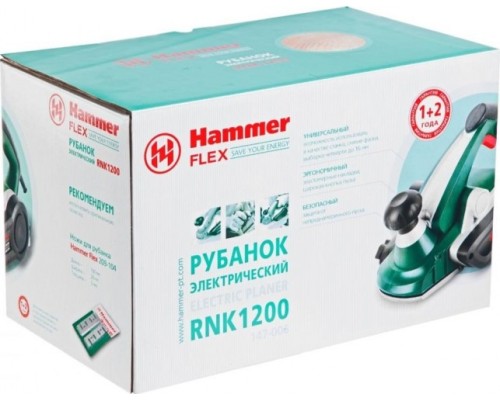 Рубанок сетевой Hammer RNK1200 + опорная рамка [147-006]