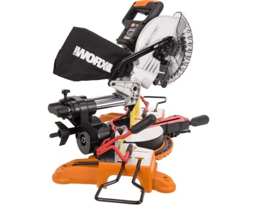 Пила торцовочная аккумуляторная Worx WX845.9 20В, 216 мм, без АКБ и ЗУ Пила торцовочная аккумуляторная Worx WX845.9 20В, 216 мм, без АКБ и ЗУ