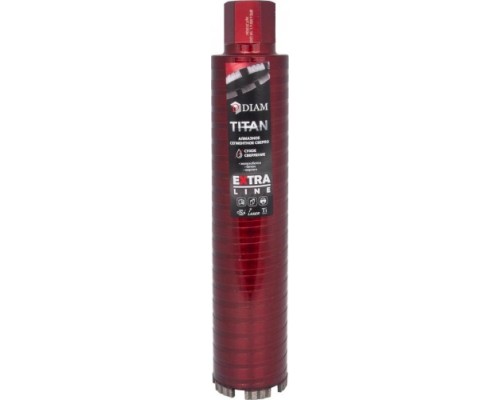 Алмазная коронка для сухого сверления DIAM ВК2 1,1/4 72х300 Extra Line Titan САМС [313024]