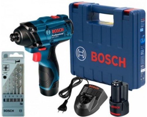 Гайковерт аккумуляторный BOSCH GDR 120-LI [06019F0005] 2х1,5Ач, кейс