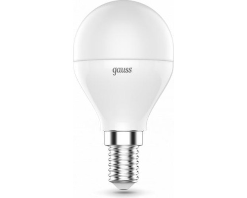 Лампа светодиодная GAUSS Шар шар 6w e14 rgbw+димирование led [105101406]