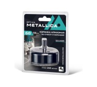 Алмазная коронка для мокрого сверления METALLICA Optima 68x55 мм #80 по стеклу, плитке 901588