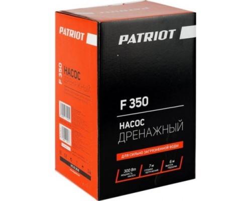 Насос дренажный PATRIOT F 350 [315302626]