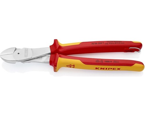 Бокорезы диэлектрические силовые KNIPEX 7406250T 250 мм [KN-7406250T]