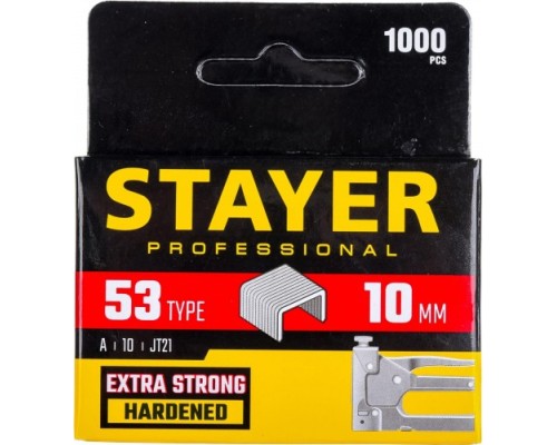 Скоба STAYER MASTER 10 мм для степлера тонкие тип 53, 1000 шт [3159-10_z02]