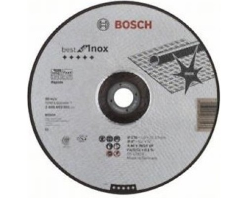 Отрезной круг по нержавеющей стали BOSCH 230х1,9х22 мм AS46VINOX-BF Best for Inox [2608603501]