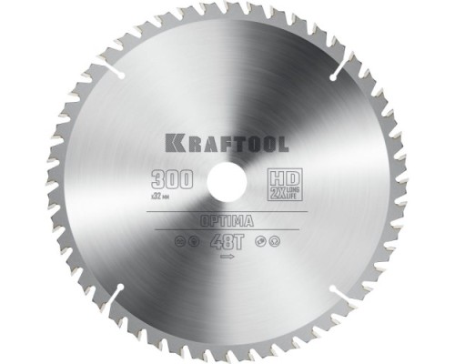 Пильный диск по дереву KRAFTOOL Optima 300х32мм 48т [36951-300-32]