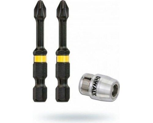 Бита для заворачивания ударная DeWALT РH2х50 мм (2шт) IMPACT TORSION DT70536T-QZ [DT70536T-QZ]