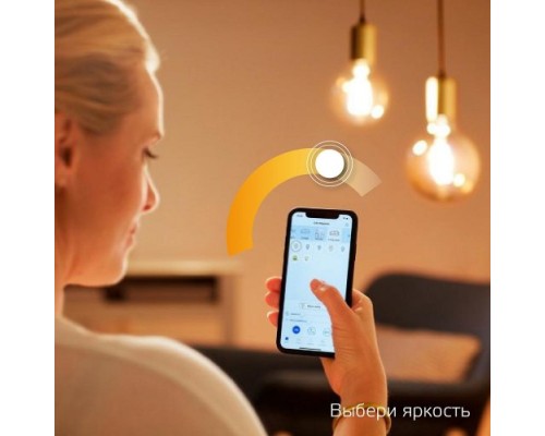 Лампа светодиодная GAUSS Smart home filament а60 6,5w 806lm 2000-6500к e27 [1220112]