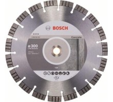 Алмазный диск для резки бетона BOSCH 300х25,4 мм Best for Concrete [2608603799]