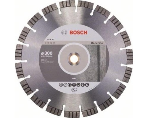 Алмазный диск для резки бетона BOSCH 300х25,4 мм Best for Concrete [2608603799]