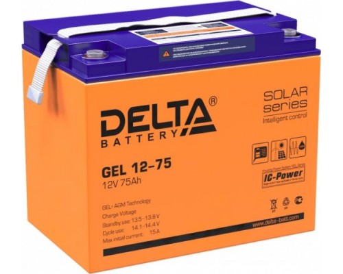 Аккумулятор DELTA GEL 12-75 (AGM+GEL)