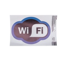 Наклейка REXANT 56-0017-3 «Зона Wi-Fi» с хедером 150х200 мм