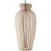 Светильник декоративный GLANZEN ART-0003-60 Е27, бежевый подвесной из дерева vase [ART-0003-60]