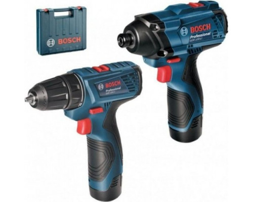 Набор аккумуляторного инструмента BOSCH GDR 120-LI+GSR 120-LI [06019F0002] 2х1,5Ач, кейс L-Boxx