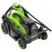 Газонокосилка аккумуляторная GREENWORKS 2520707UD 2x24V, 36 см, бесщеточная, c 2хАКБ 4 Ач и ЗУ купить с доставкой и официальной гарантией