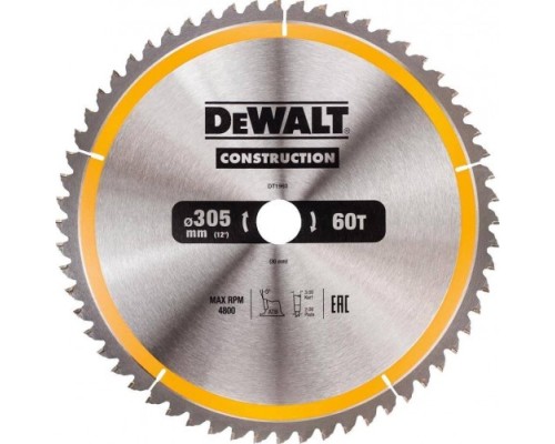 Пильный диск универсальный DeWALT 305х60тх30 мм Construction DT1960-QZ [DT1960-QZ]