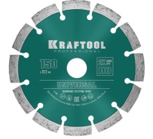 Алмазный диск для резки бетона KRAFTOOL UNIVERSAL 150 мм [36680-150]