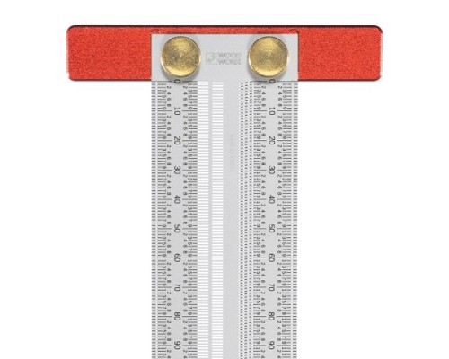 Линейка WOODWORK RUL-20T разметочная Т-образная 200 мм
