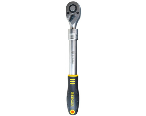 Трещотка телескопическая BERGER BG2282 1/2" 305-445 мм