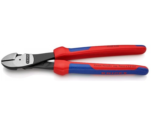 Бокорезы KNIPEX KN-7402250SB особо мощные, 250 мм, 2-комп. ручки