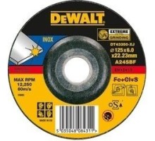 Шлифовальный круг по металлу DeWALT 125х6х22.2 мм A24TBF DT 3412