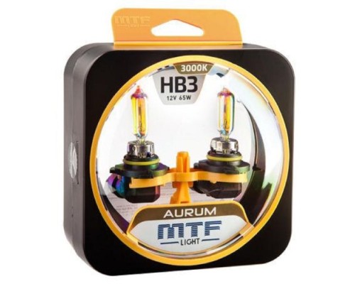 Лампа галогеновая MTF LIGHT серия AURUM HB3(9005), 12V, 65W HAU12B3