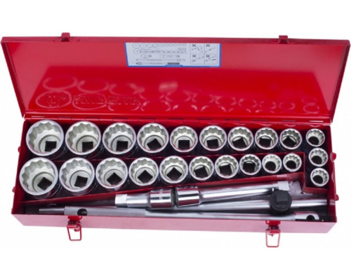 Набор головок 3/4" KING TONY 6226CR, 26 предметов