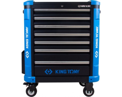 Тележка инструментальная KING TONY 87G31-7B-BK, 7 полок