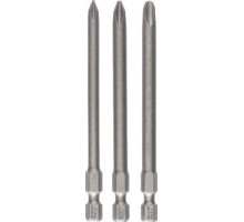 Бита для заворачивания BOSCH Extra Hard 89 мм PH1/2/3 3шт 2607001757