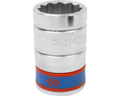 Головка двенадцатигранная 1/2" KING TONY 433017M 17 мм