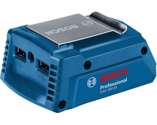 Адаптер питания для аккумулятора BOSCH GAA 18V-24 USB 2x1.2Ач [1600A00J61]