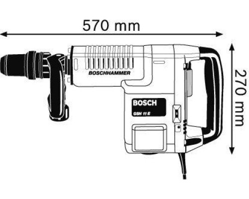 Отбойный молоток BOSCH GSH 11 E [0611316708] Кейс